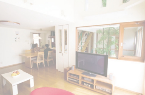 性格の違った２つの中庭（パティオ）をもつ家