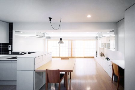 マンションの改築・リフォームワンルームスタイルの開放感のある住まい